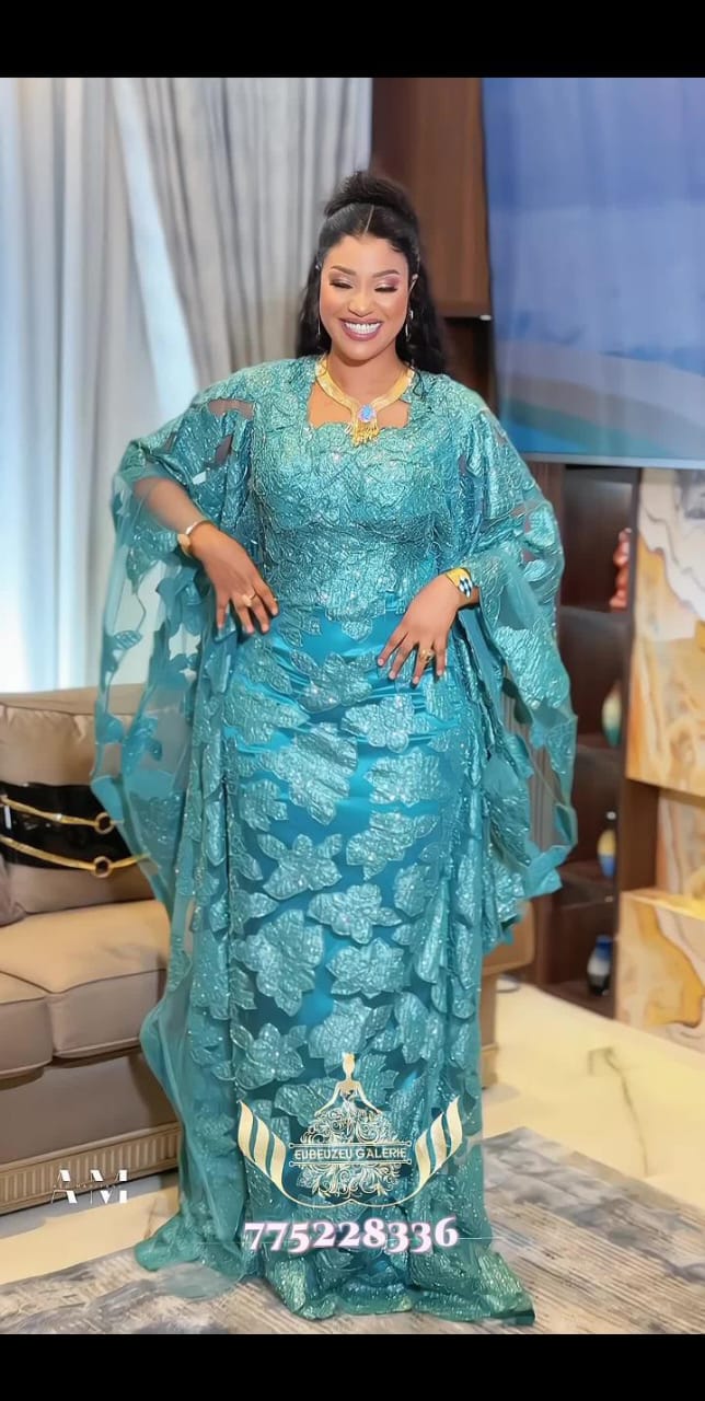 Robe Turquoise Florale